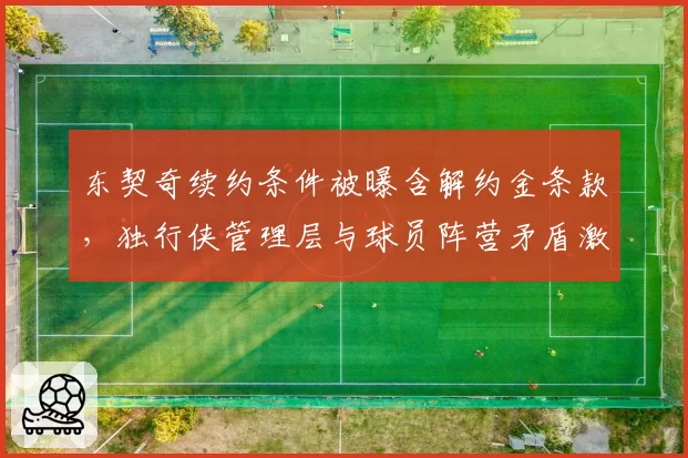 东契奇续约条件被曝含解约金条款，独行侠管理层与球员阵营矛盾激化